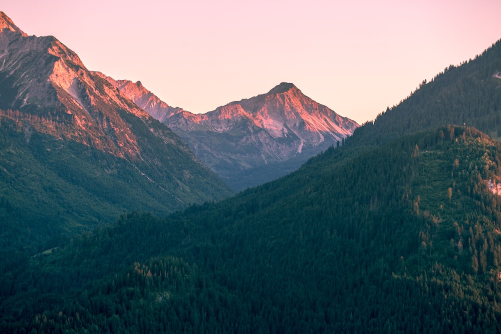 green and brown mountains under white sky during daytime