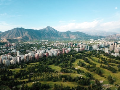 city buildings on green grass field during daytime