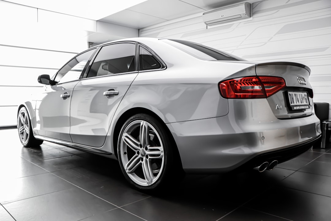 silver mercedes benz c class coupe, Audi Collection Rear End
