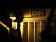 black and yellow string lights