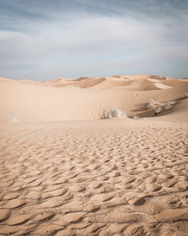 brown sand with brown mountain in distance