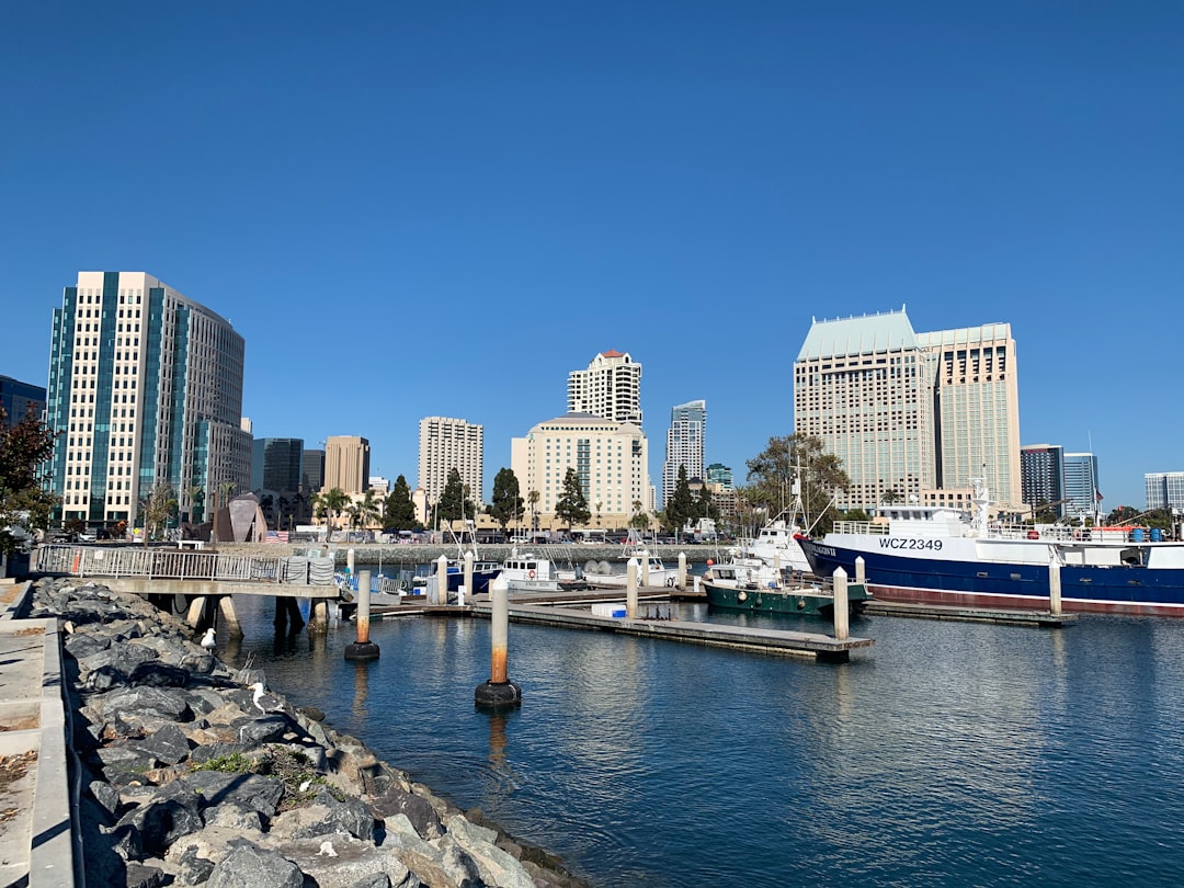 Skyline photo spot USS Midway Museum San Diego