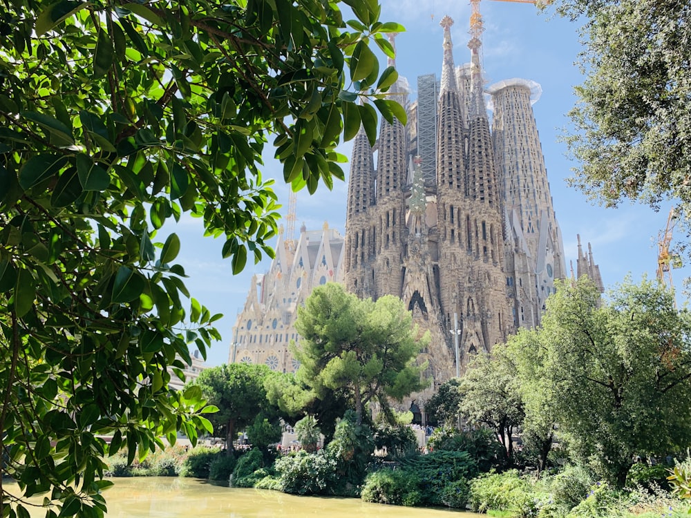 Het historische Sagrada Familian in Spanje