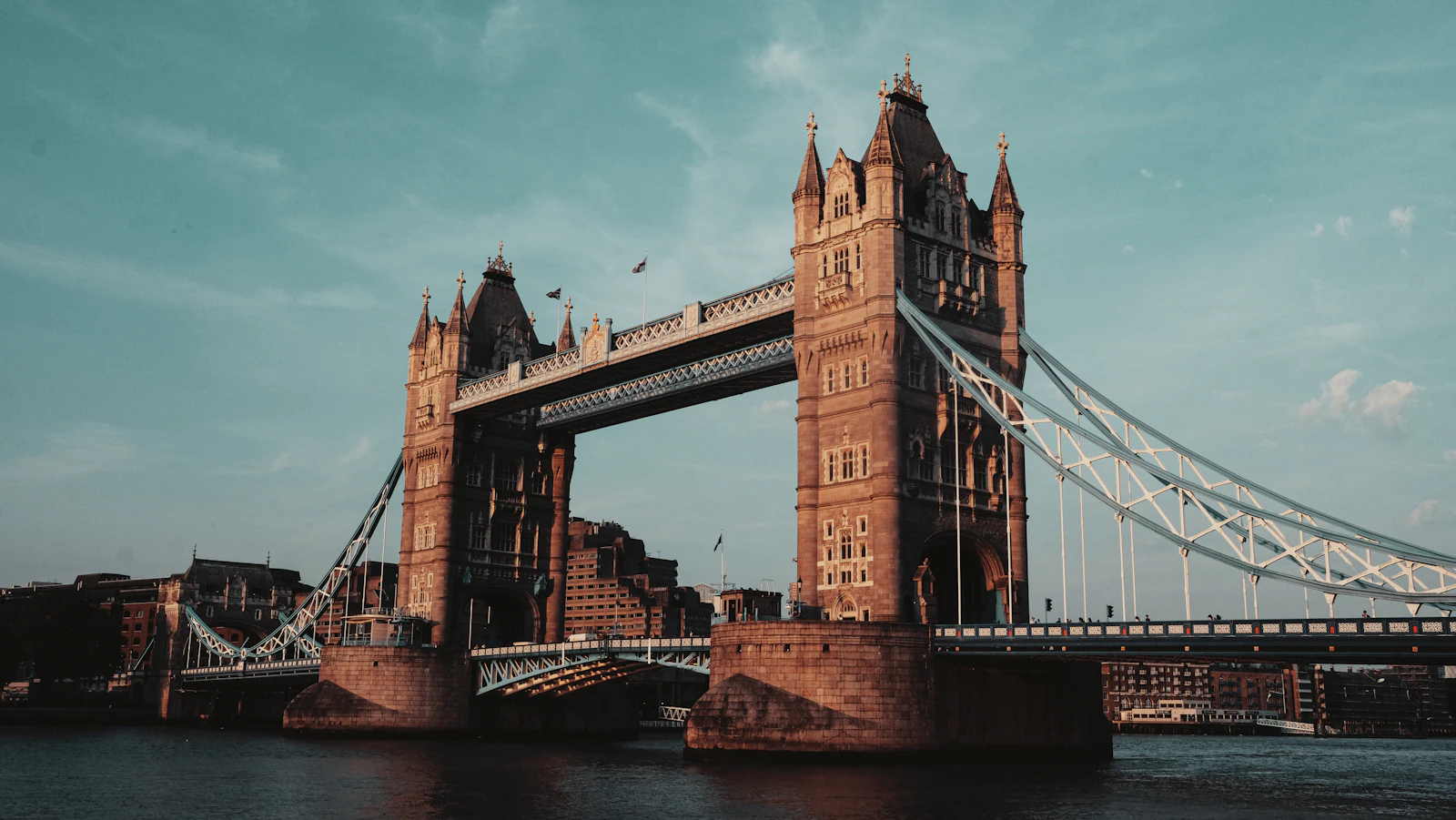 Tower Bridge across the River Thames in London