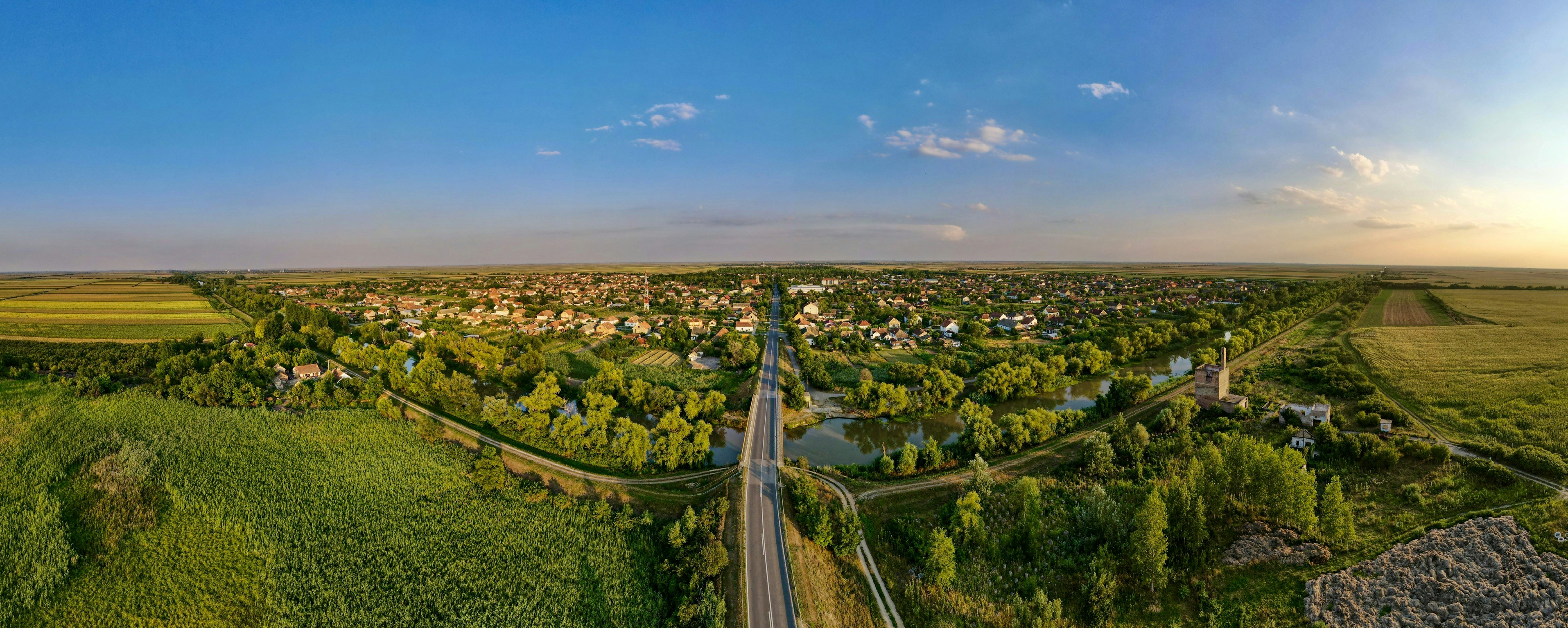 aerial view of city during daytime
