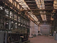 green and brown industrial machine