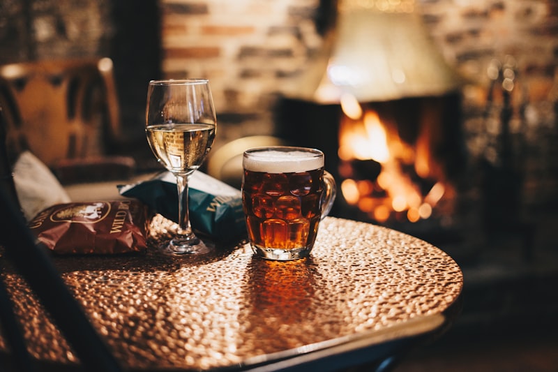 Heritage gas-lit pub at Appletreewick, Wharfedale