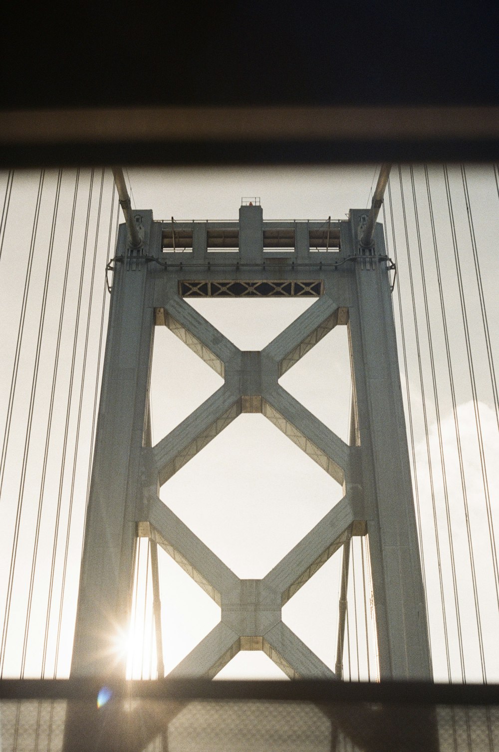 fotografia de baixo ângulo da ponte