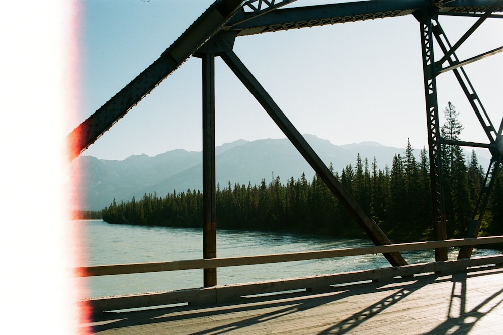 brown wooden dock over lake during daytime