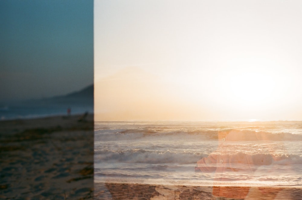 ocean waves crashing on shore during daytime