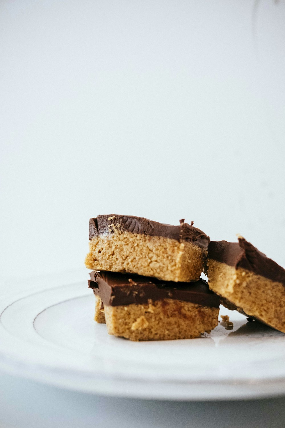 brown bread on white ceramic plate