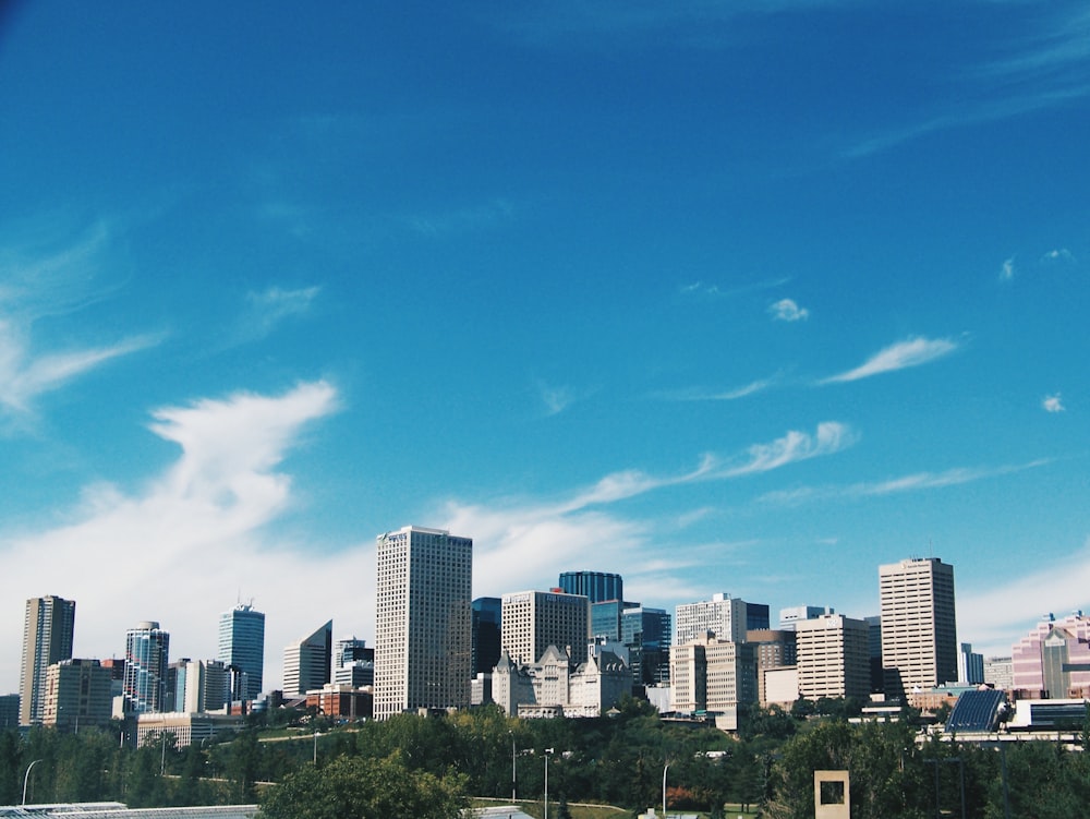 city buildings under blue sky during daytime