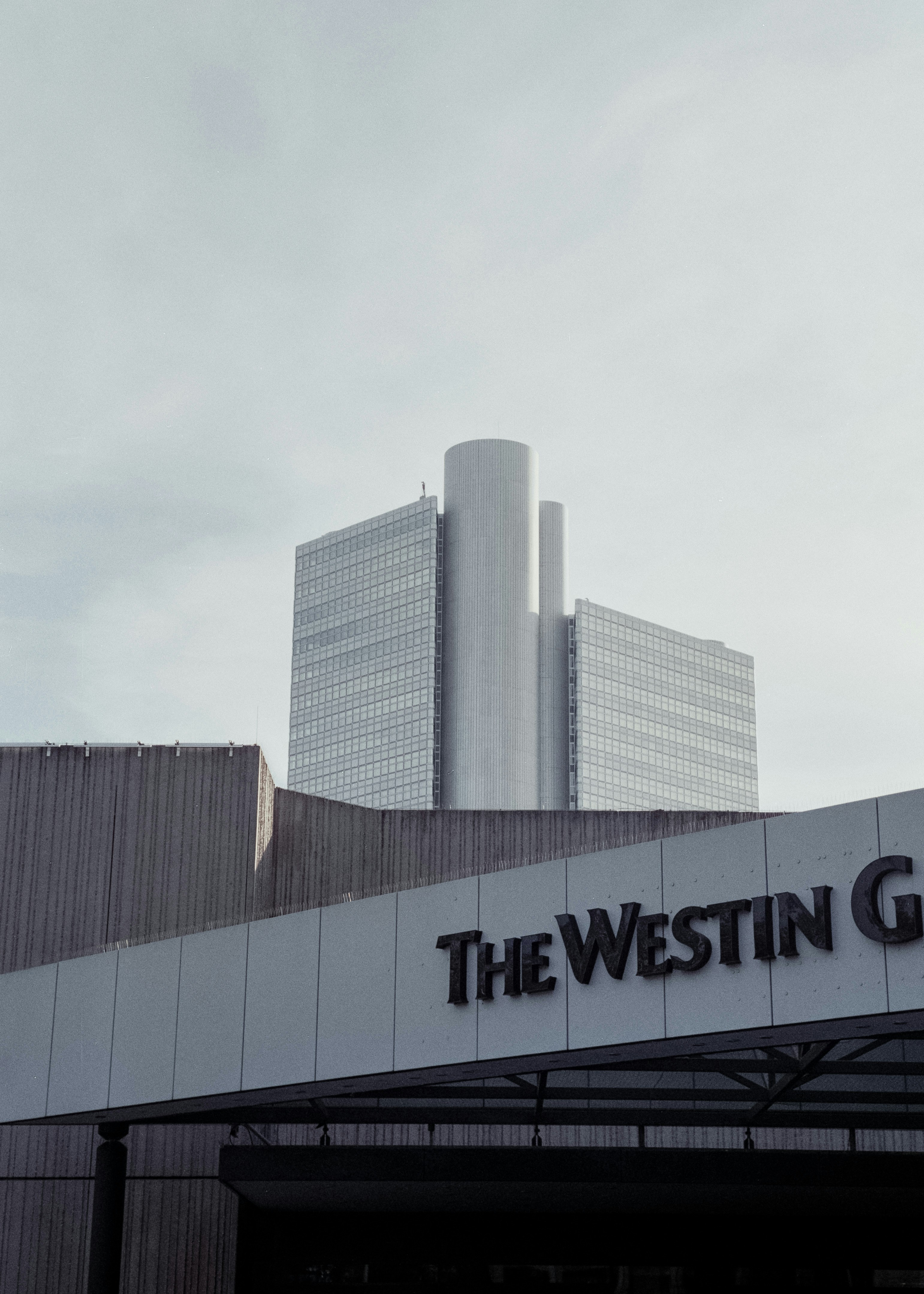a large building with a sign that says the westin group