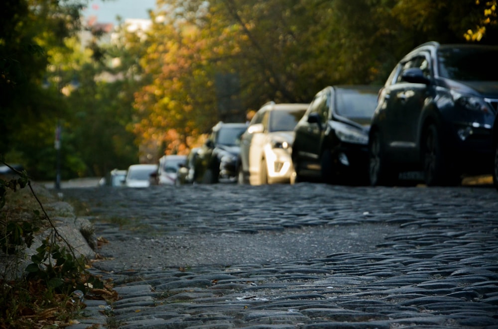 white car on road during daytime