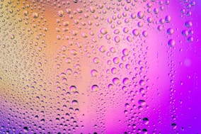 water droplets on glass window