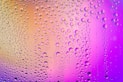 water droplets on glass window