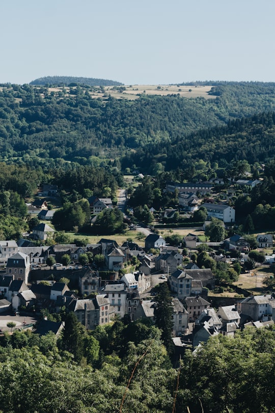 aerial view of city during daytime in Murol France