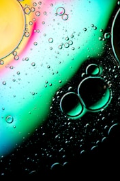 water droplets on glass panel