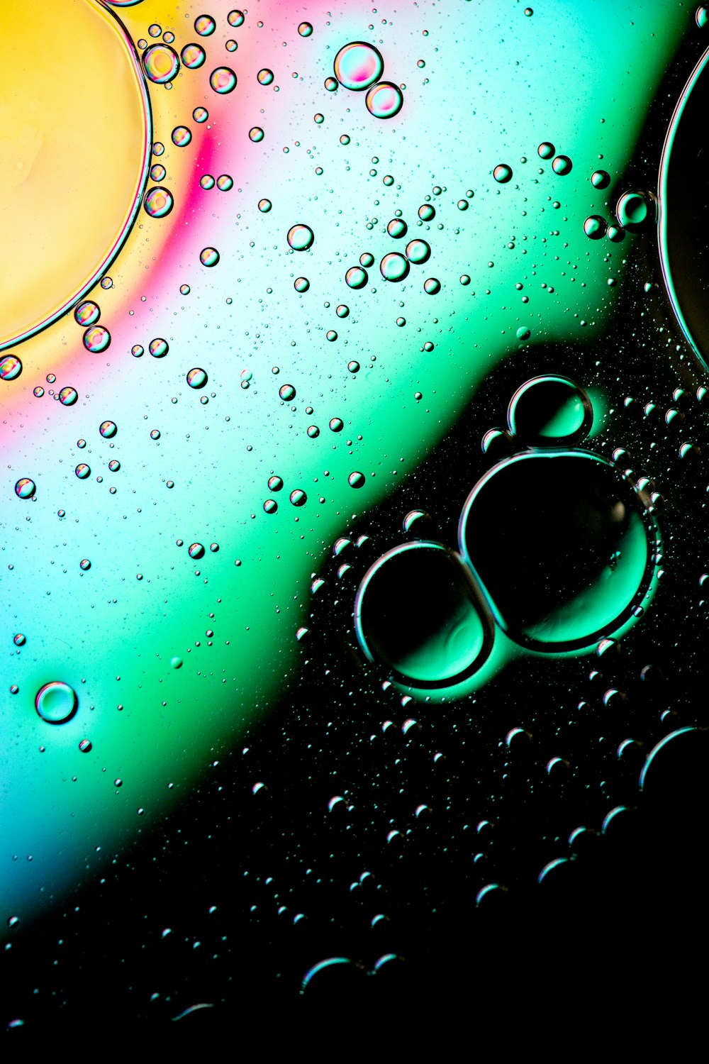 water droplets on glass panel