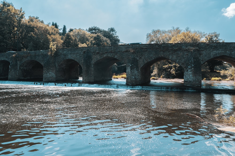 gray concrete bridge over river during daytime