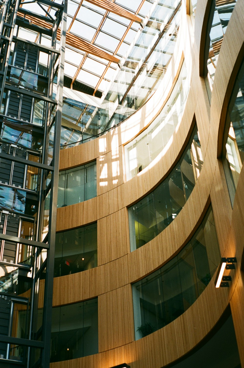 brown and black building interior