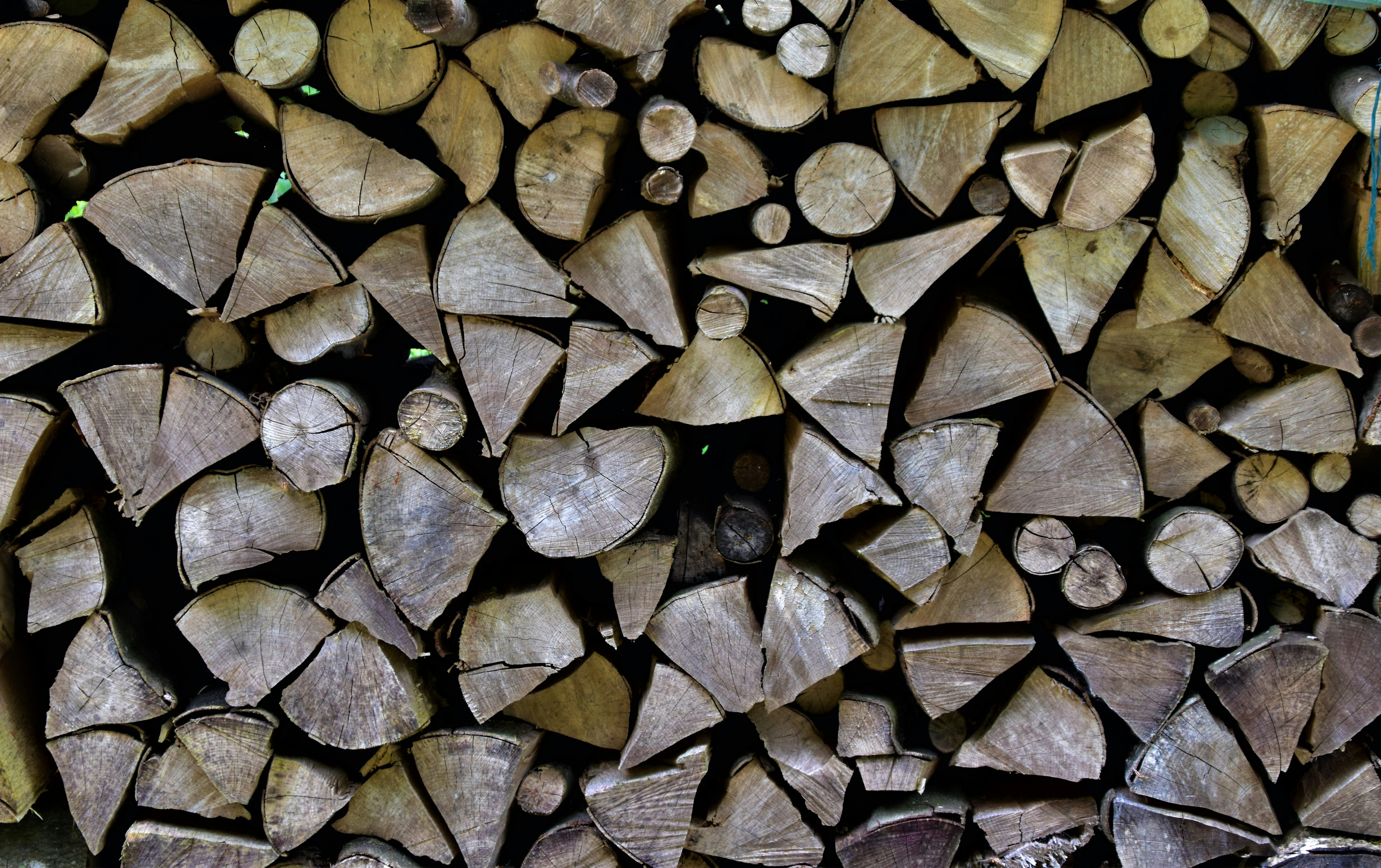 Stapled Fire Wood Logs