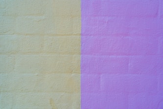 purple and white painted wall