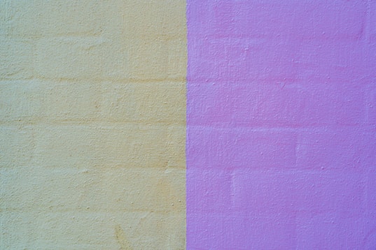 purple and white painted wall