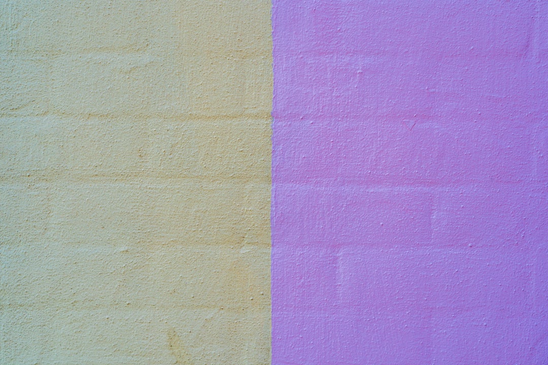 purple and white painted wall