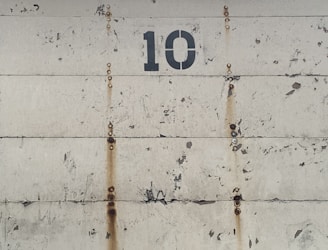 white and brown number 10