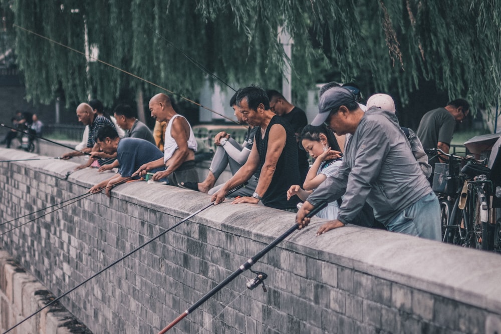 people sitting on stairs during daytime