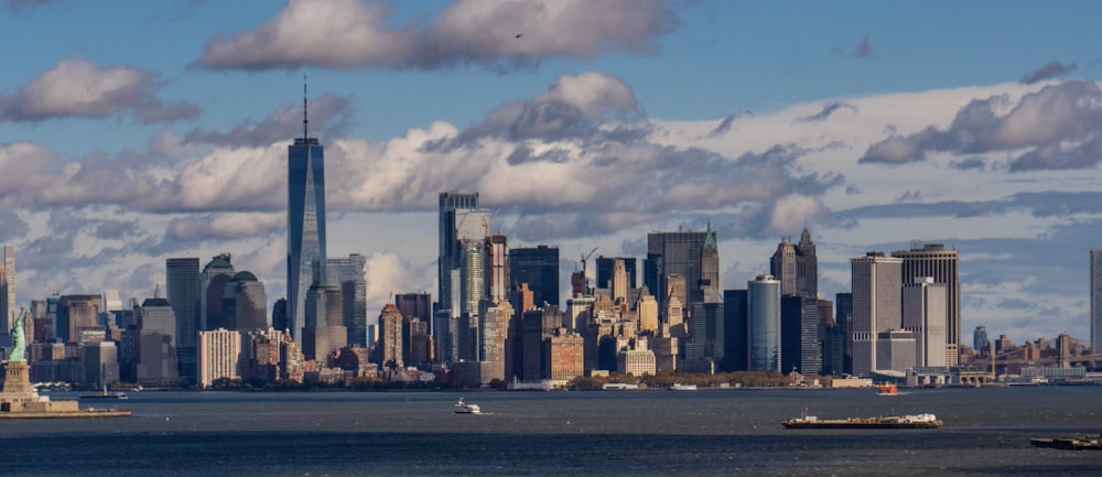 city skyline across body of water during daytime