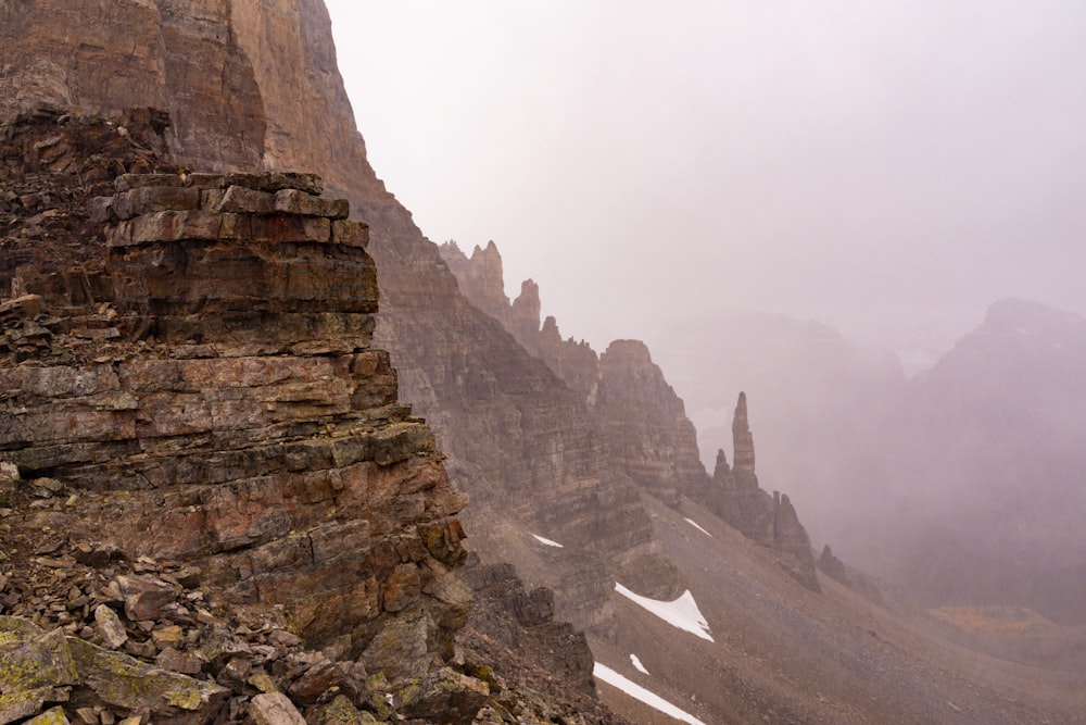 brown rocky mountain during daytime