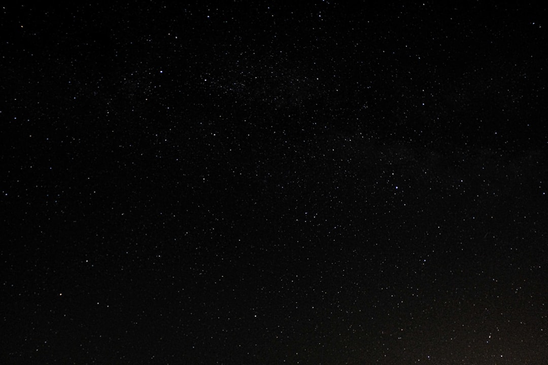 black and white starry night, A beautiful view of the stars