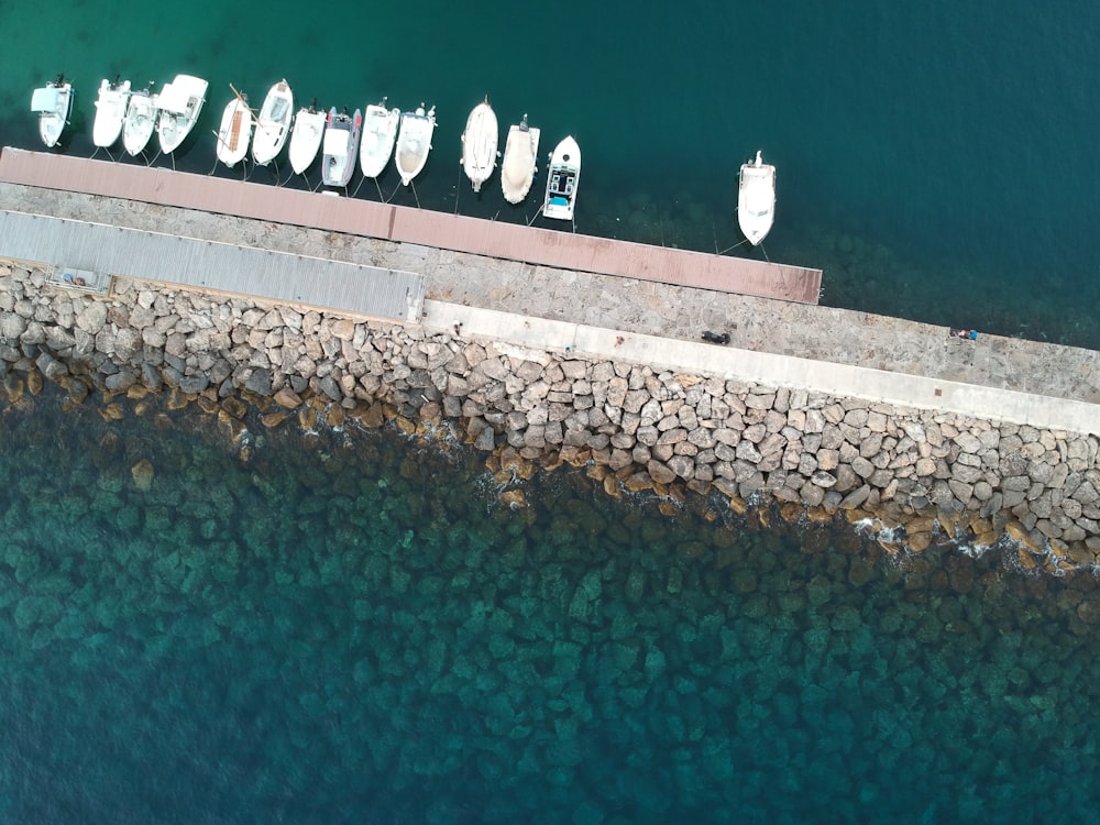 aerial view of body of water during daytime