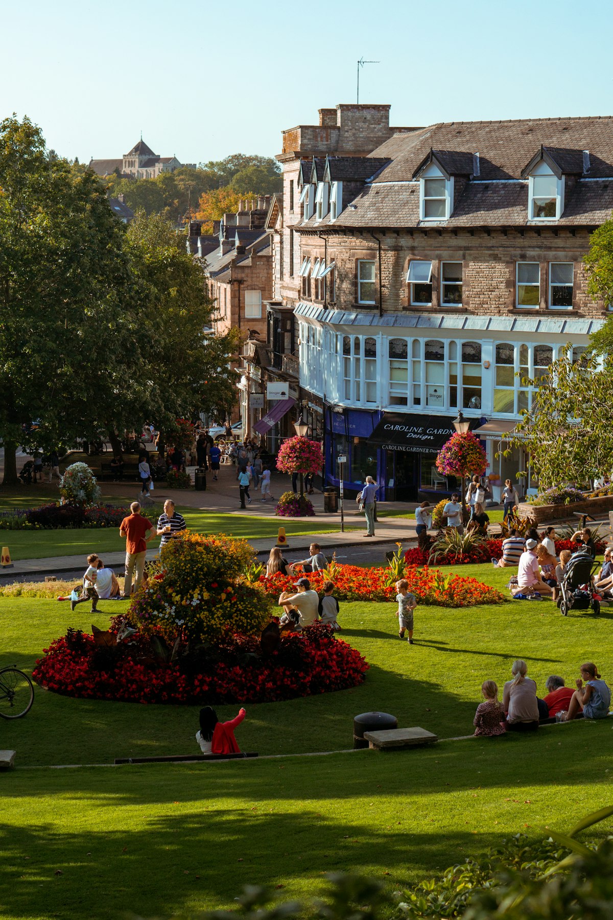 Harrogate town centre in North Yorkshire