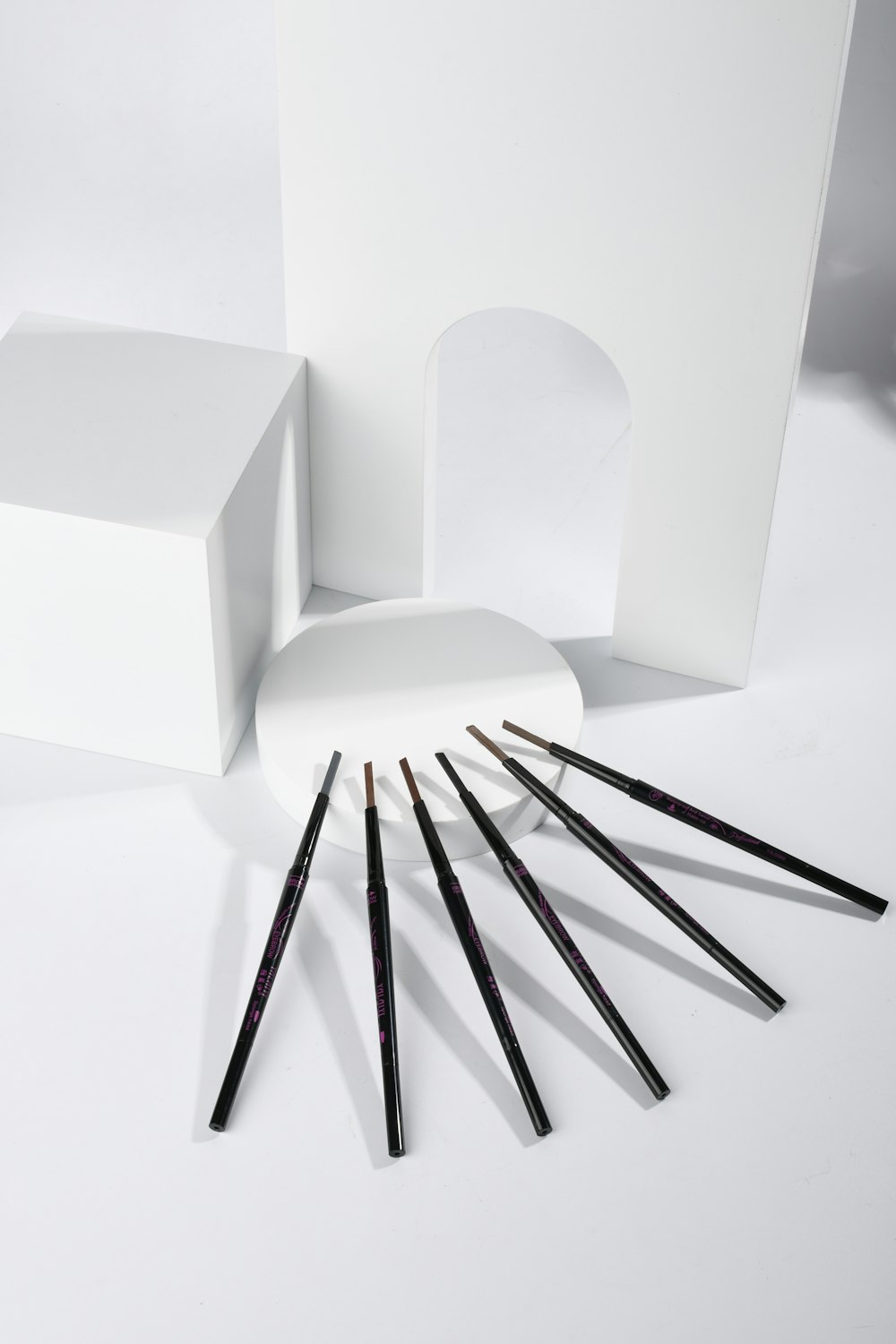 white box with black sticks