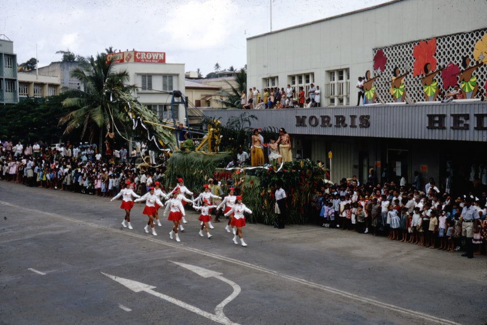 people in a street during daytime