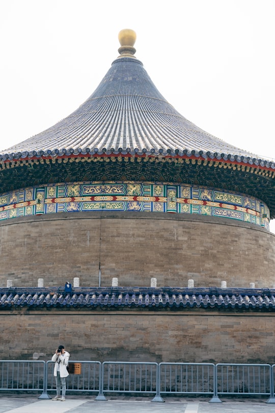 brown and gray concrete building in Temple of Heaven China