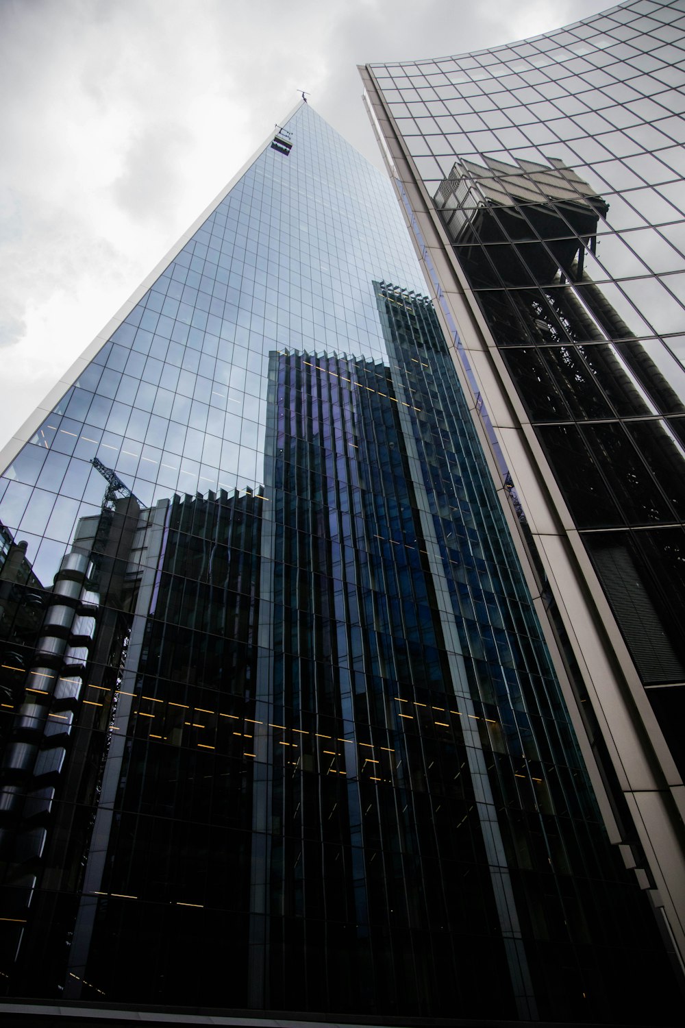 low angle photography of high rise building