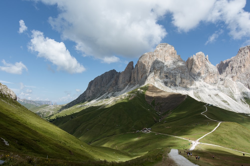 green and gray mountain under blue sky during daytime