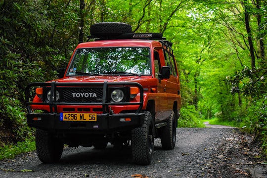 yellow and black land rover range rover in Boone United States