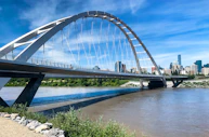 white bridge over the river