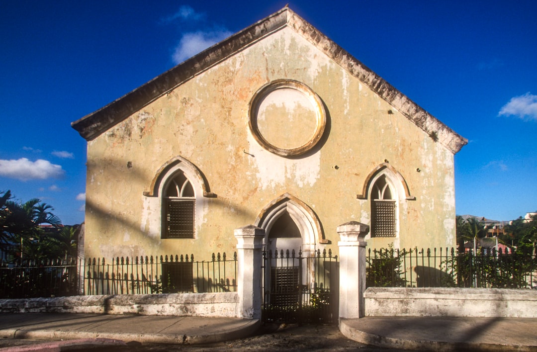 white and gray concrete church