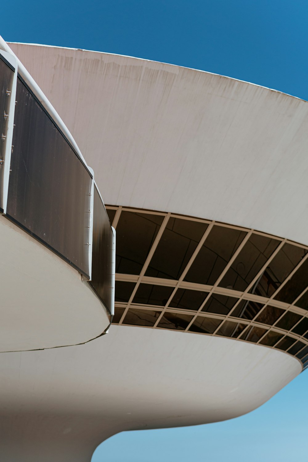 white and blue concrete building