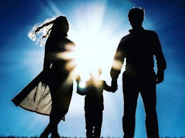 man and woman holding hands