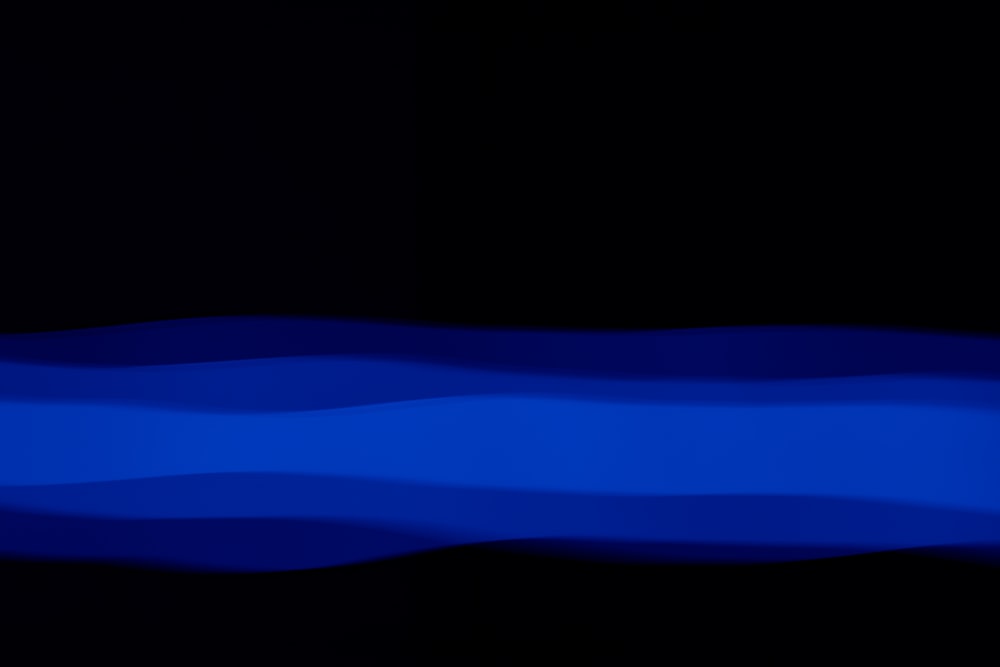 blue light on white background