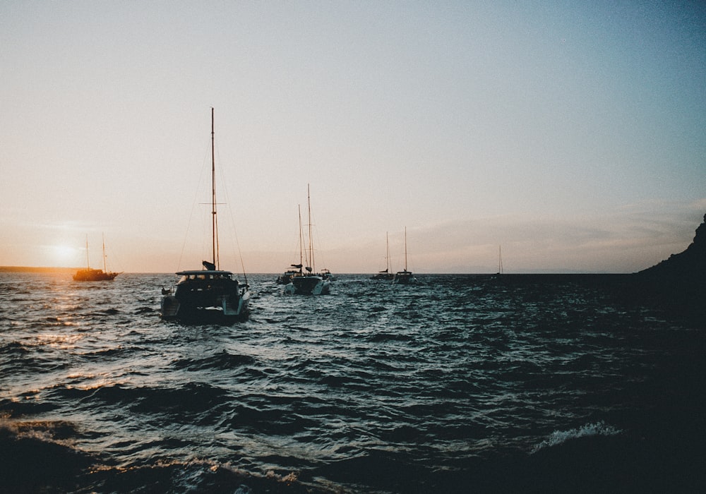 boat on sea during daytime