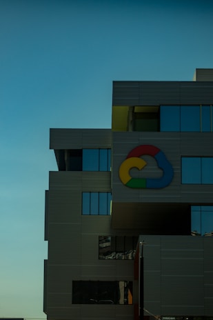 View of the company building in Roque Gonzales under a clear blue sky.