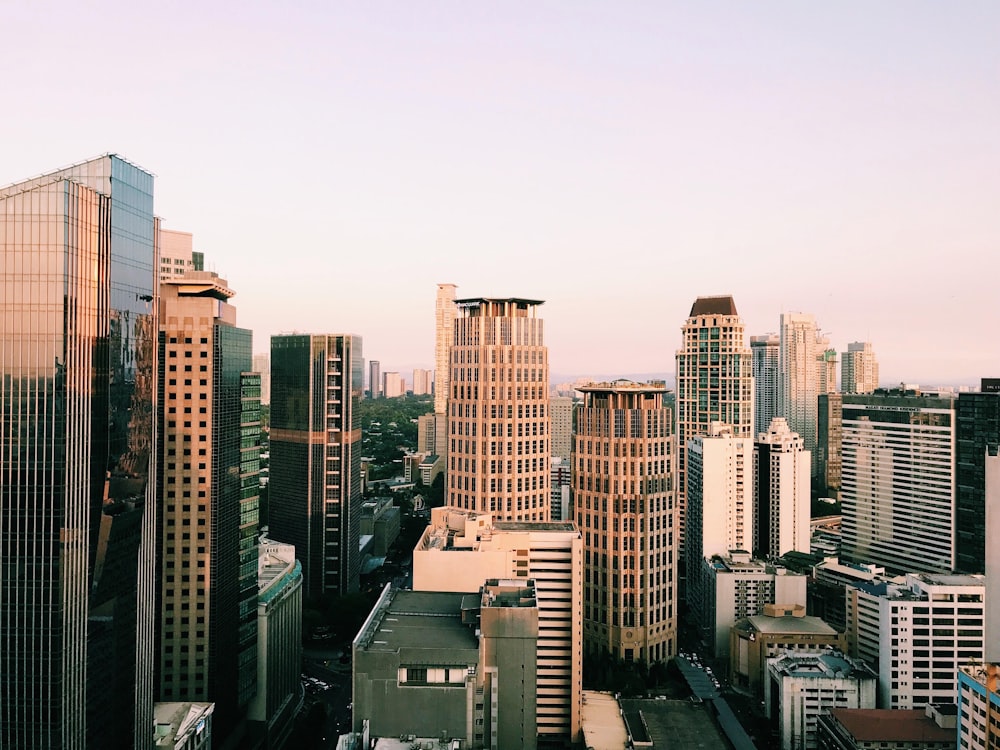 high rise buildings during daytime